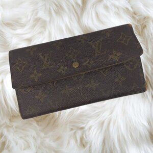 Louis Vuitton Vintage Monogram Porte Tresor International Wallet 100% Authentic